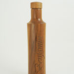 Holzflasche 0,20L, gefüllt, graviert